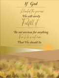 Digital card with motivational religious quote