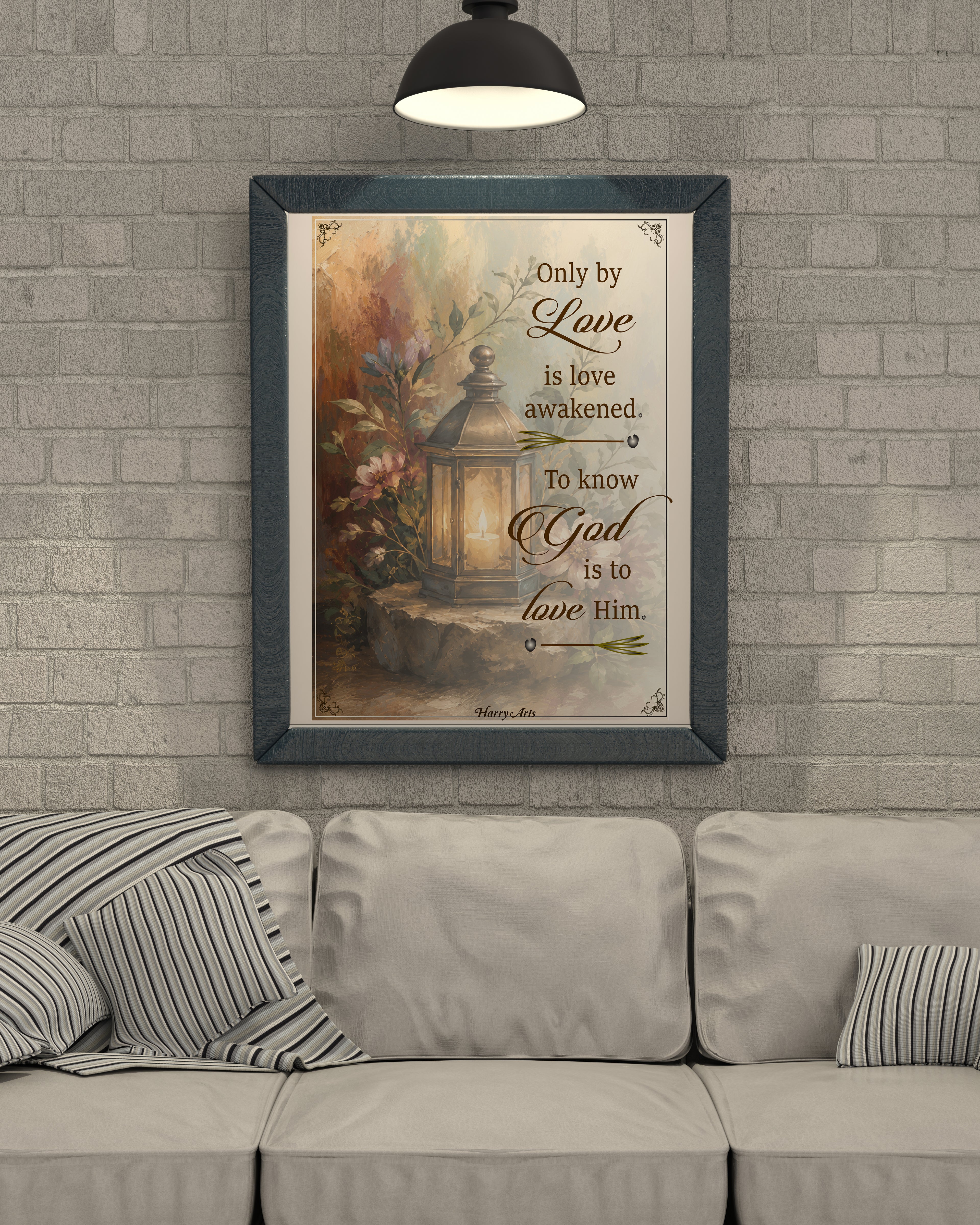 Inspirational digital wall art